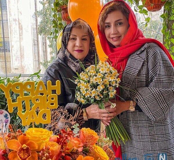 عکس شبنم قلی خانی و مادرش