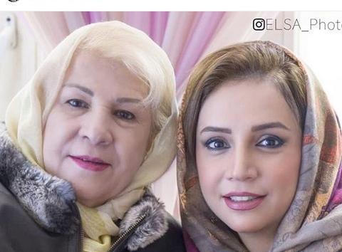 عکس شبنم قلی خانی و مادرش