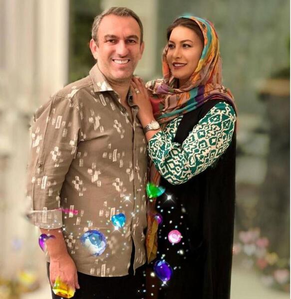 عکس فریبا نادری و همسر جدیدش