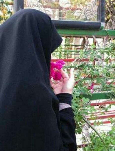 عکس چادرم تاج بهشتیست که برسردارم