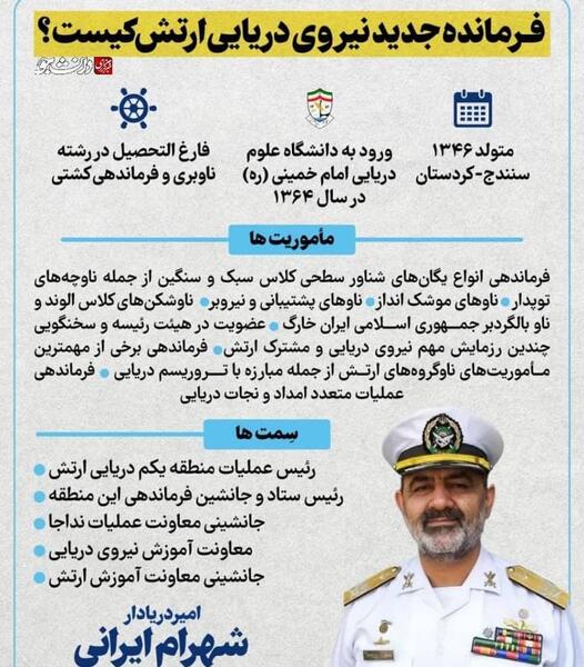 عکس سردار شهرام ایرانی