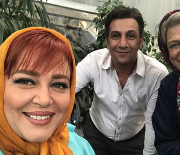 عکس بهاره رهنما با پای شکسته