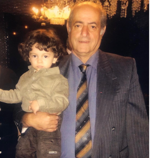 عکس شقایق دهقان با پدرش