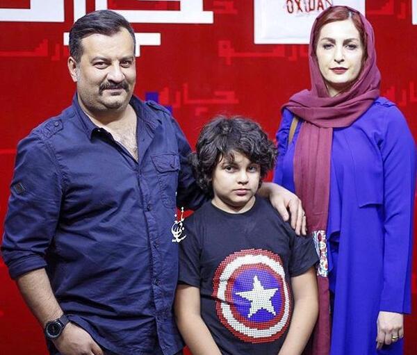 عکس شقایق دهقان با پدرش