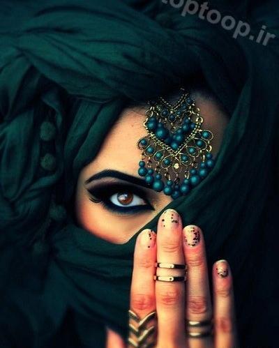 عکس دخترانه هندی غمگین