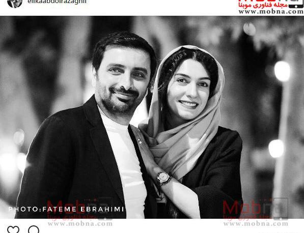 عکس عاشقانه الیکا عبدالرزاقی