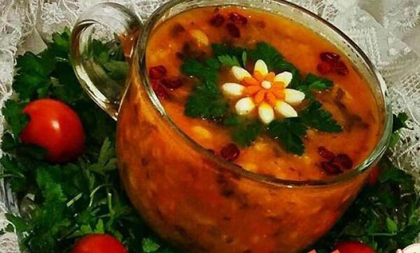 عکس سوپ زرشک