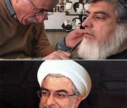 عکس حمید لولایی شبیه حسن روحانی