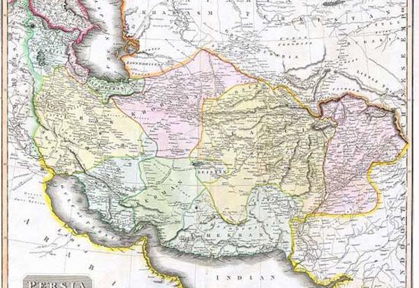 عکس نقشه ایران در فال قهوه