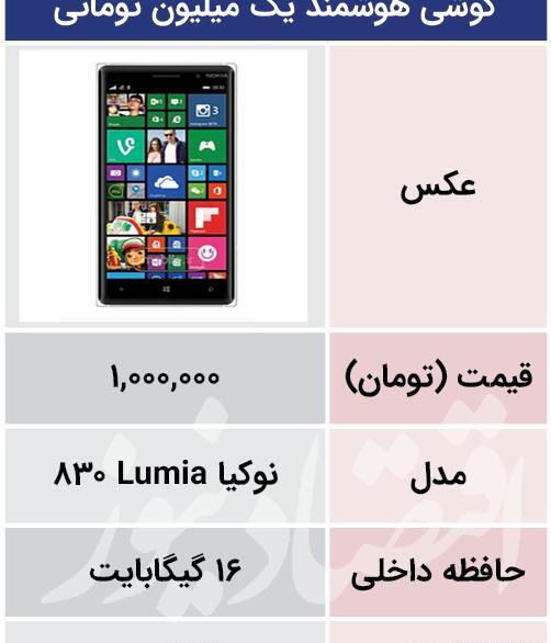 عکس گوشی یک میلیونی