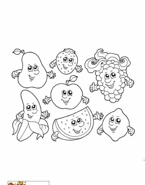 عکس نقاشی فانتزی میوه