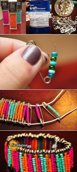 عکس ایده ساخت دستبند