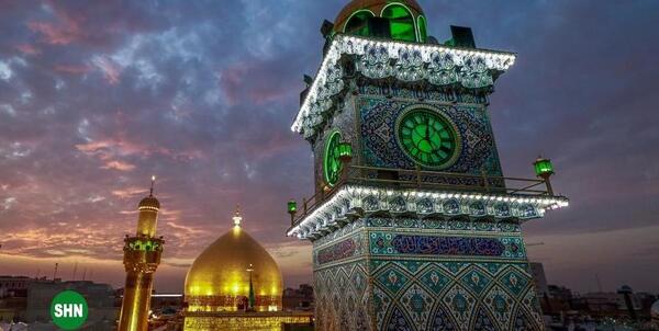 عکس داخل حرم امام علی