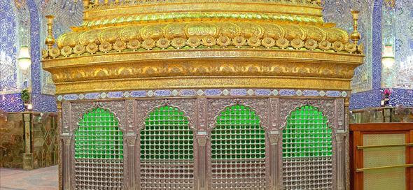 عکس داخل حرم امام علی