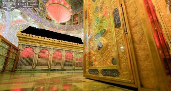 عکس داخل حرم امام علی