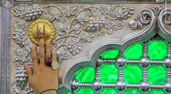 عکس داخل حرم امام علی