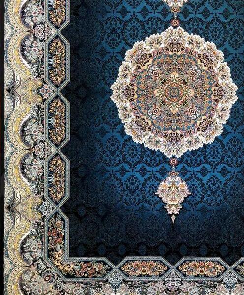 عکس فرش جدید سرمه ای