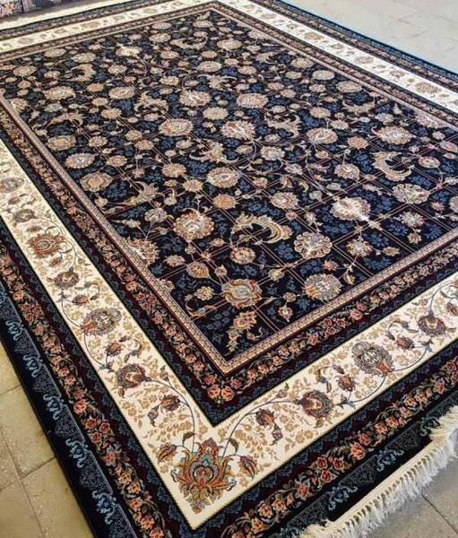 عکس فرش جدید سرمه ای
