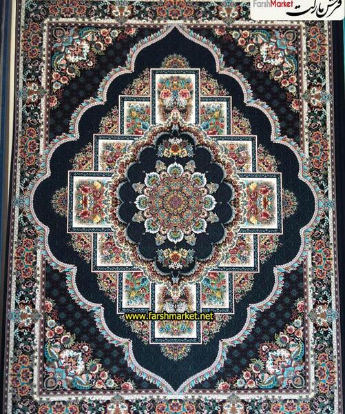 عکس فرش جدید سرمه ای