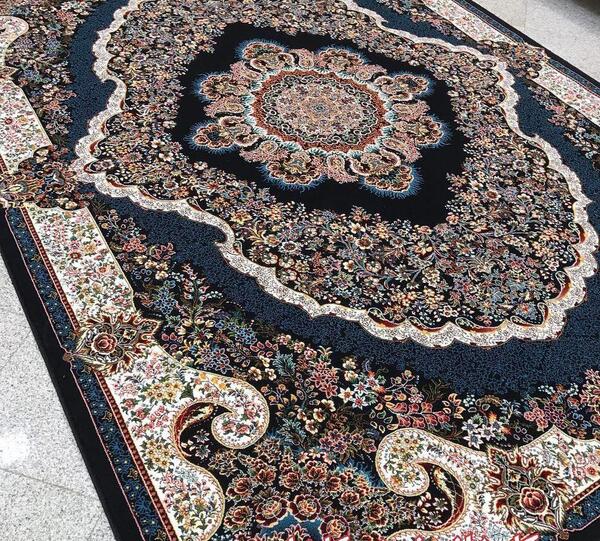عکس فرش جدید سرمه ای