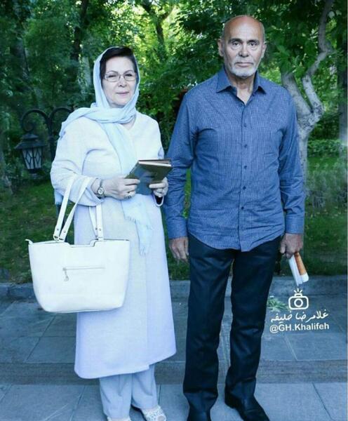 عکس از جمشید هاشم پور و همسرش