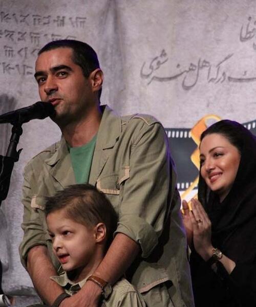 عکس شهاب حسینی پسرش