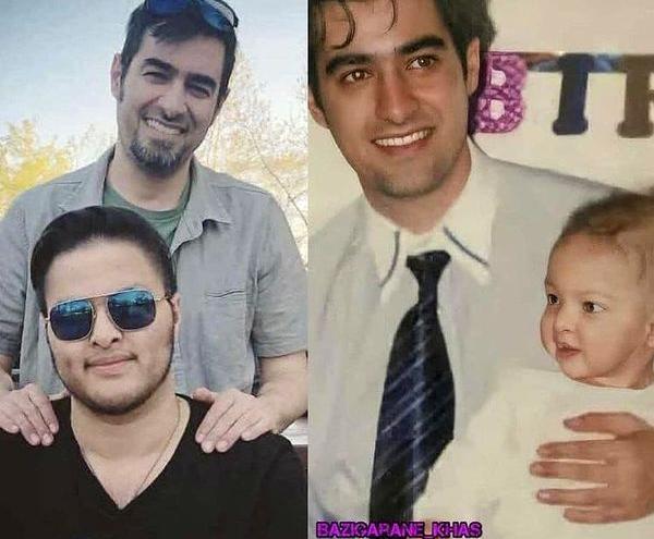 عکس شهاب حسینی پسرش