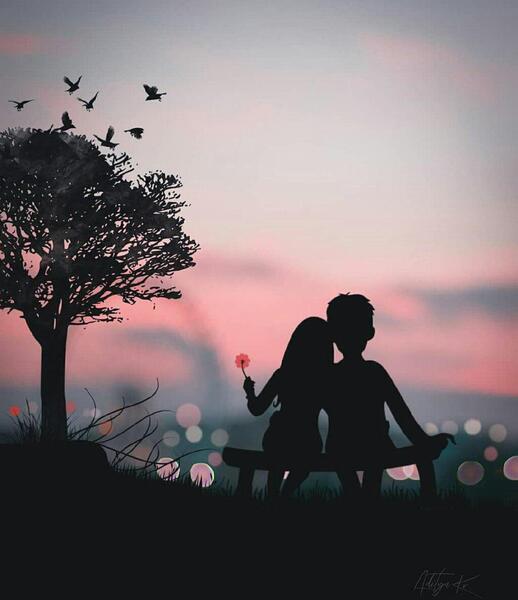 عکس خام عاشقانه