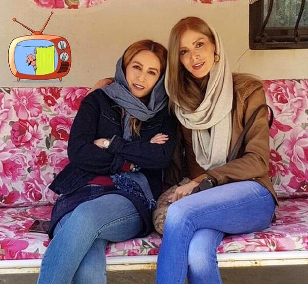 عکس جدید شقایق دهقان و دخترش