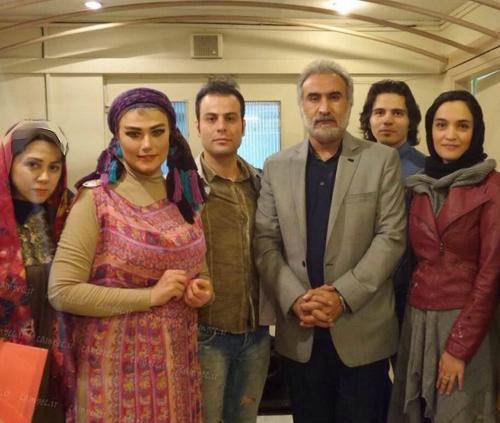 عکس امیرحسین ارمان با لادن مستوفی