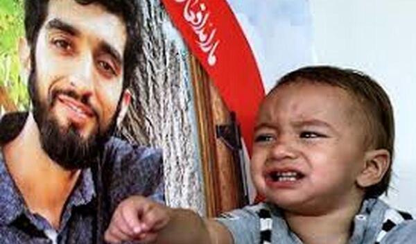 عکسهای شهید حججی و پسرش
