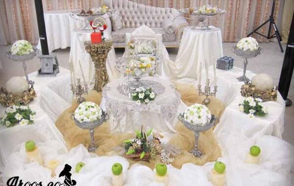 عکس سفره عقد ساده