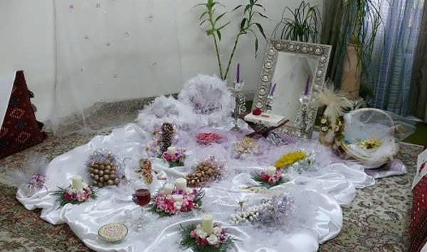 عکس سفره عقد ساده