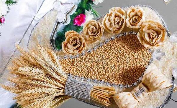 عکس سفره عقد ساده