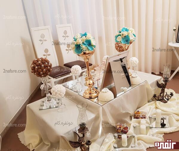 عکس سفره عقد ساده