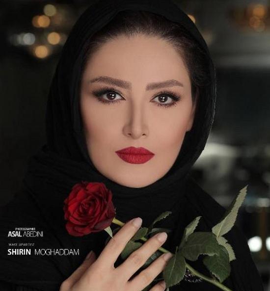 عکس شیلا خداداد با آرایش غلیظ