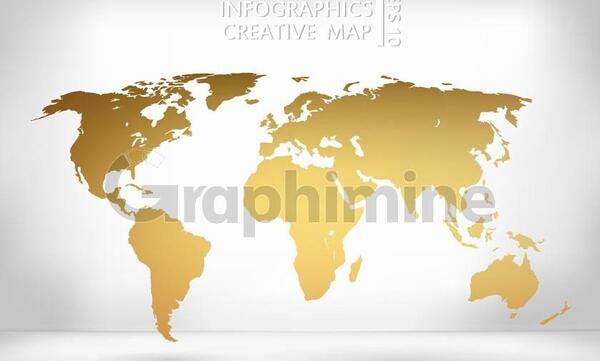 عکس وکتور نقشه جهان