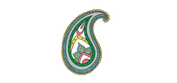 عکس دانلود وکتور بته جقه