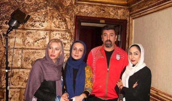 عکس پدر مادر حدیث فولادوند