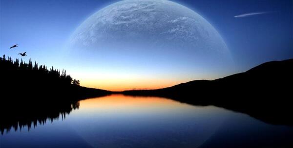 عکس زیبای طبیعت در شب