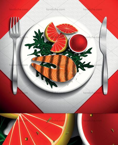 عکس تصاویر وکتور غذا