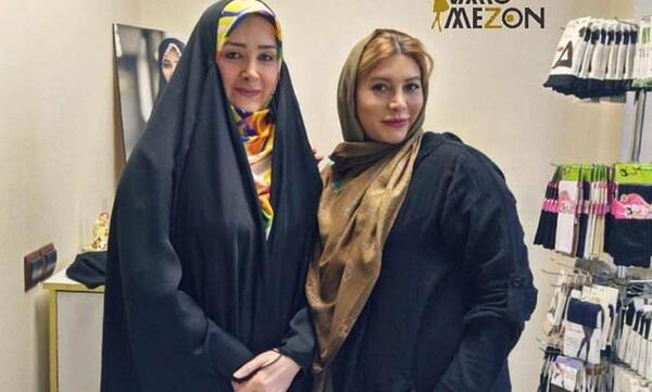 عکس فریبا نادری در حاملگی