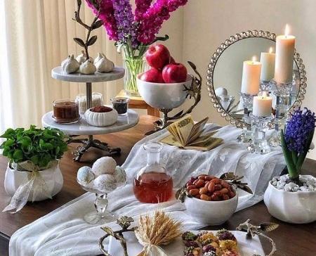 عکس ایده برای نقاشی سفره هفت سین
