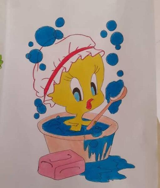 عکس ایده نقاشی نوجوان