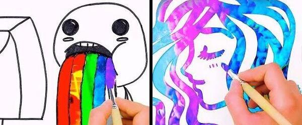 عکس ایده نقاشی نوجوان