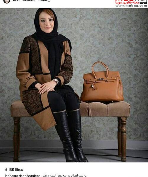 عکس آتلیه ای بهنوش طباطبایی