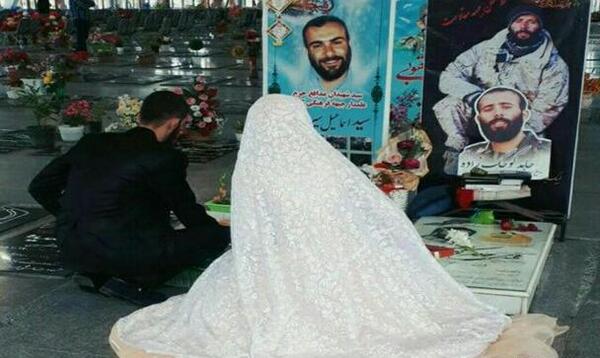 عکس عروسی شهید حججی