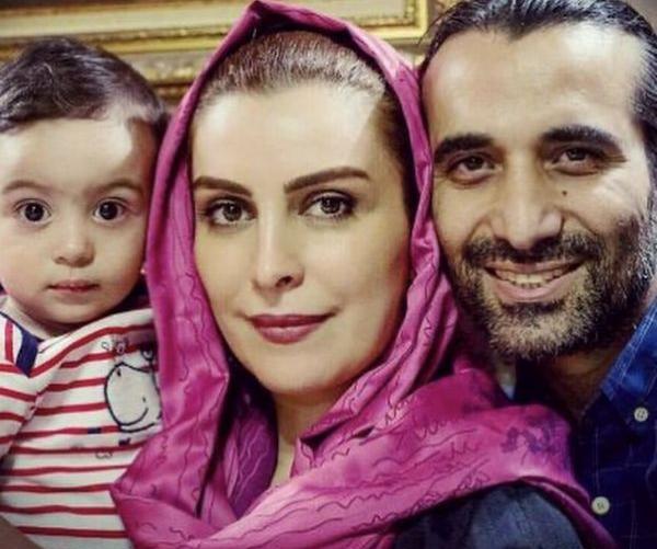 عکس ماه چهره خلیلی و همسرش