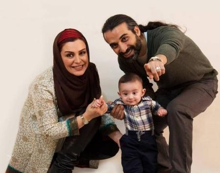 عکس ماه چهره خلیلی و همسرش