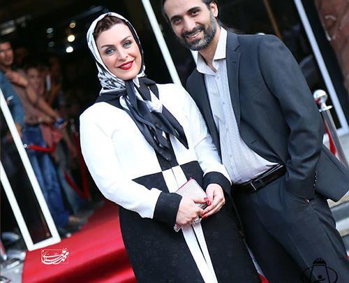 عکس ماه چهره خلیلی و همسرش